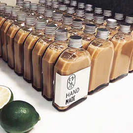 批发玻璃饮料瓶250ml果酒瓶果汁瓶奶茶瓶酵素瓶小酒瓶饮料分装瓶