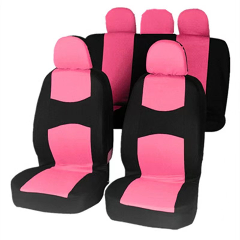 Comercio exterior transfronterizo asiento de automóvil cojín de tela de poliéster cuatro estaciones cojín de asiento universal cojín de asiento 4 piezas 9 piezas