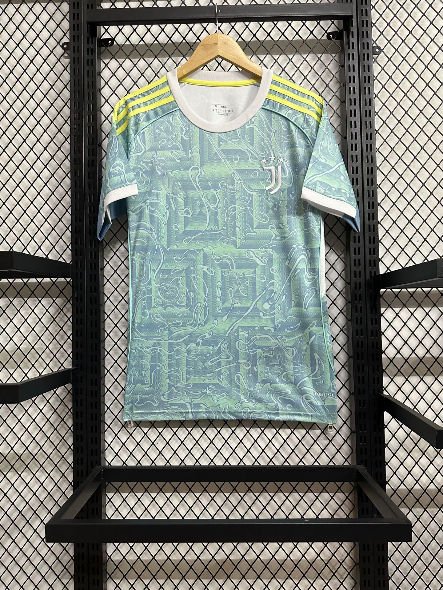 25-26 Club's new football uniform Barcelona Juventus Oasis ко-брендированная футболка с коротким рукавом джерси популярность