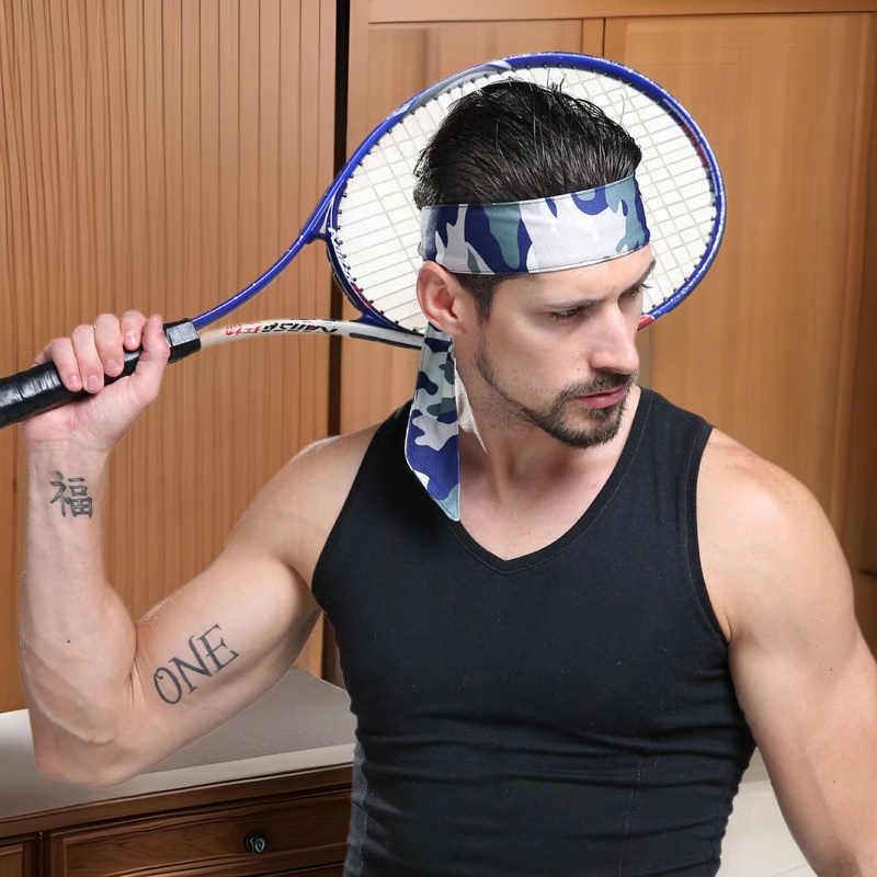 Quick drying Hair band Bandage-style non-slip motion Scarf Basketball run Thin section ventilation Sweat Eliminant Bodybuilding Headband