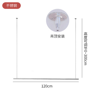 스테인레스 스틸 120cm 길이 와이어 로프 조정