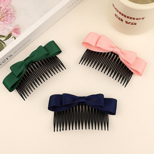 Butterfly knot hair comb hair accessories Korean bangs hair clip hairpins simple head ornaments hair clips reverse hair stick hair comb hair prong
