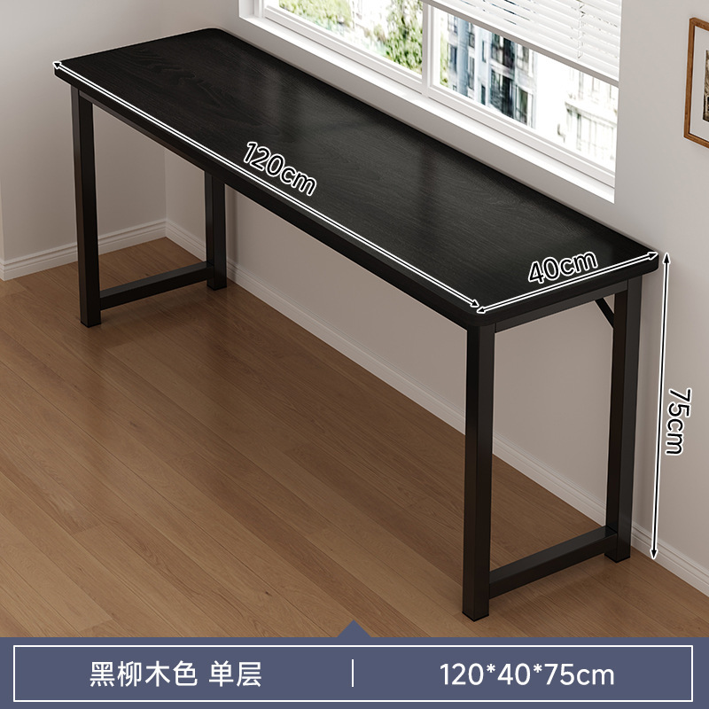 Mesa para habitación, dormitorio, escritorio de estudio, uso doméstico, mesa larga para niñas, casa de alquiler, escritorio de trabajo montado en la pared, escritorio de computadora para balcón estrecho.