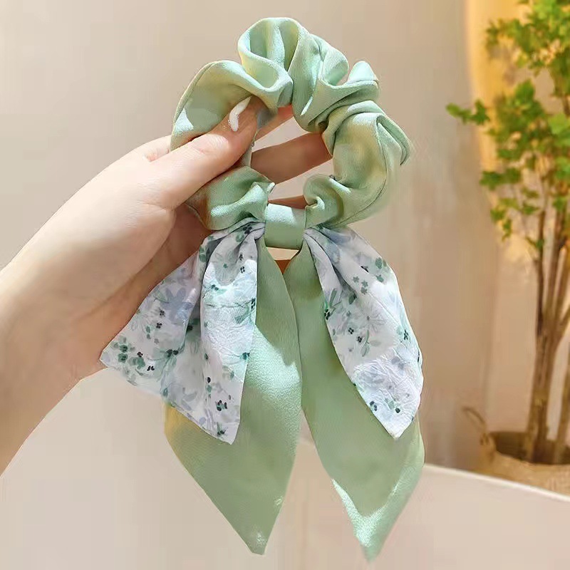 Fashion Flower Cloth Printing Hair Tie 1 Piece display picture 6