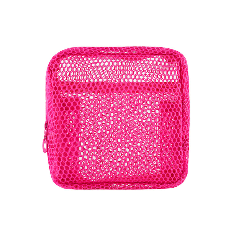 Travel Mesh Toiletry Bag Organiser With Partitioned Storage_voghion.com