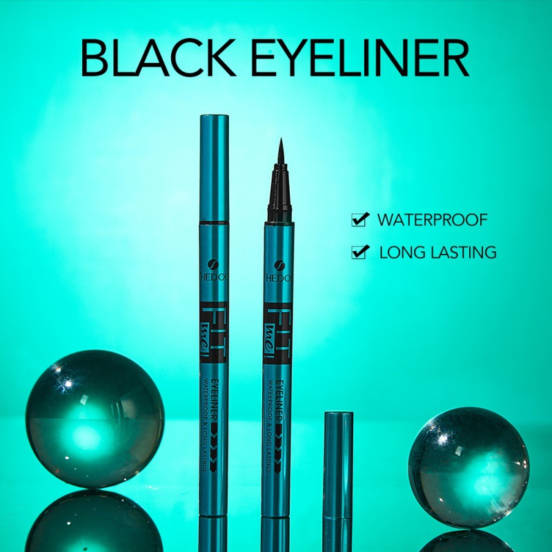 Maquillaje transfronterizo para Shedoes, secado rápido, impermeable y resistente al sudor, no se desvanece, no se pierde el maquillaje, delineador de ojos negro fresco.