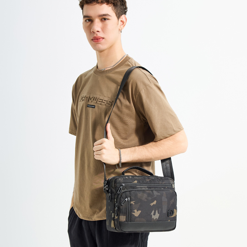 WEPOWER nuevo estilo simple bolso de hombro de moda de alto nivel para hombres, gran capacidad de viaje bolso de hombro