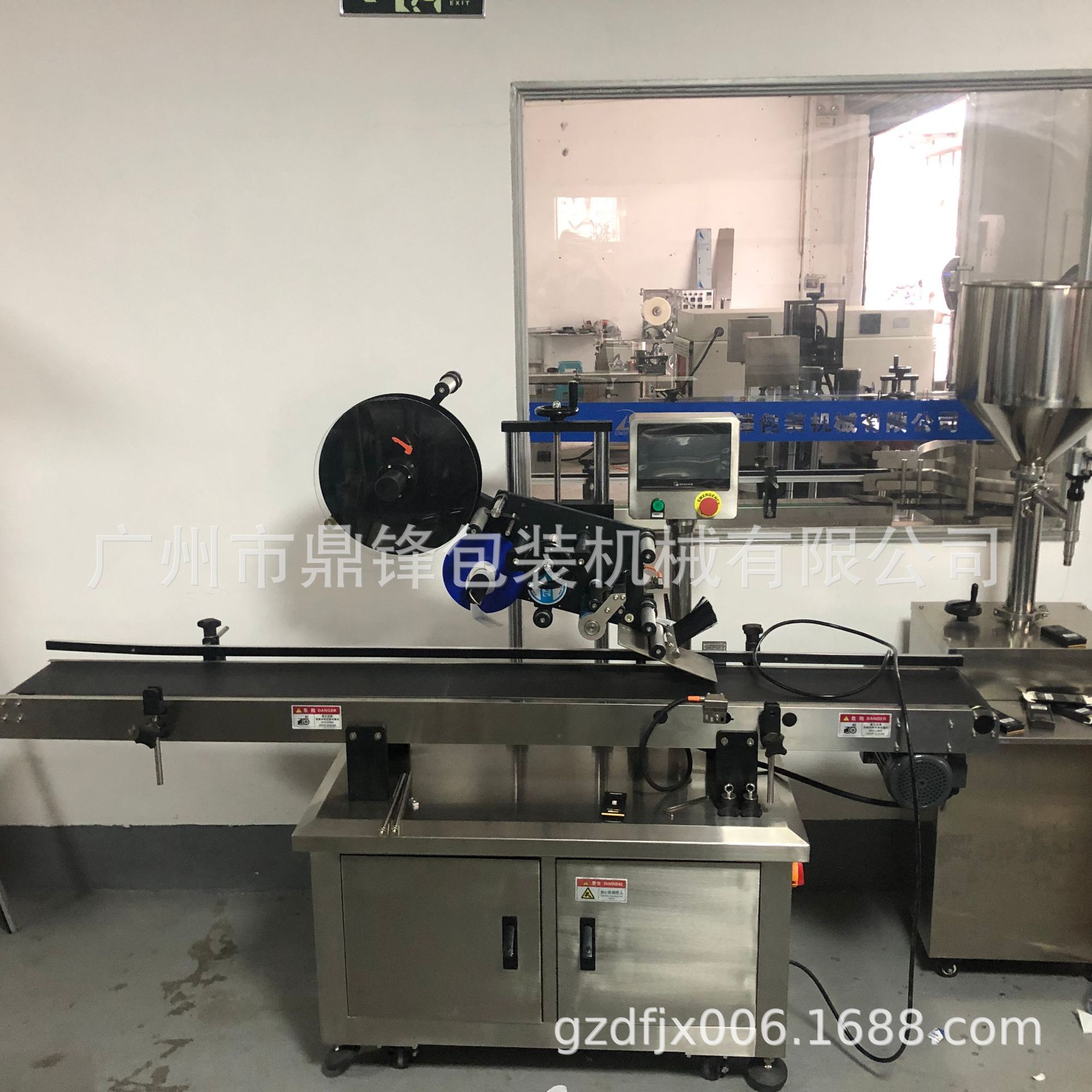 【鼎锋】平面贴标机 全自动不干胶贴标机械 广州贴标机厂家