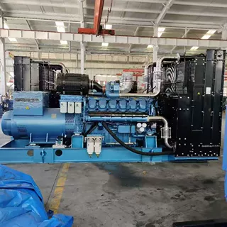 潍柴工业级1000KW柴油发电机 12缸V型三相交流10.5KV高压发电机组