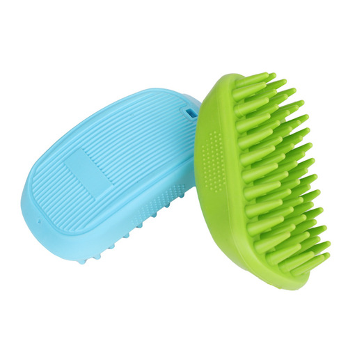 Cross-border pet bathing brush dog cat bathing cleaning massage combing brush pet supplies manufacturer wholesale