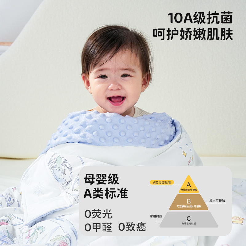 防踢被儿童秋冬中大童宝宝神器四季通用护肚a类豆豆睡袋婴儿被子|undefined
