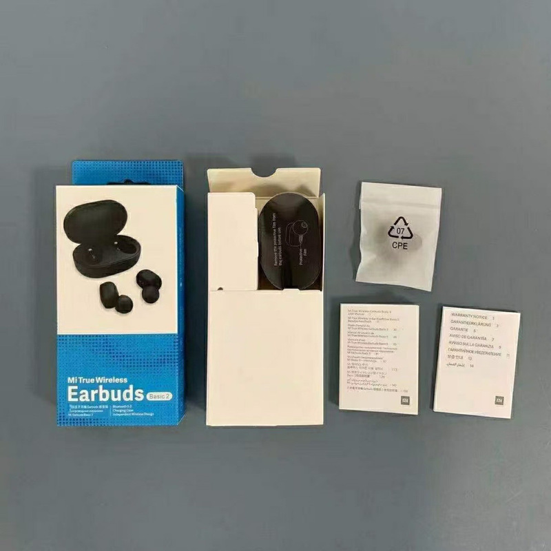 Cross-Border Applicable Xiaomi Basic2 True Wireless Bluetooth Earbuds Dual-Ear Sports Earbuds Redmi