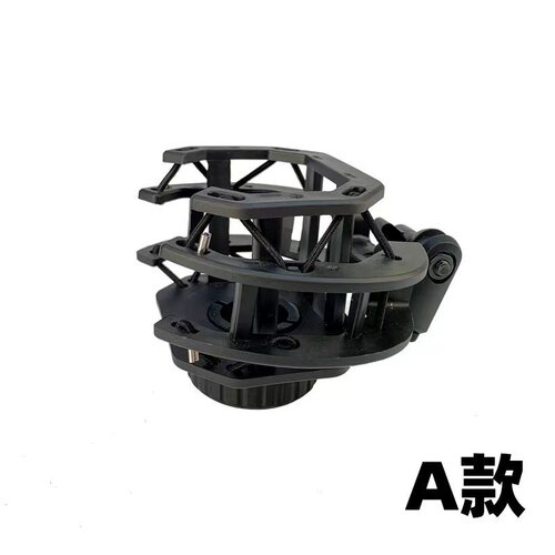 240 Capacitor Microphone Shock Mount Bracket Square Mic Gaming Shock Mount Bracket Computer Live Streaming Stand Vibration Dampening Bracket