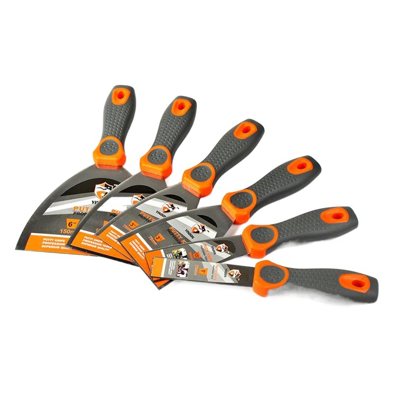 Exportación de comercio exterior se dedica a la alta calidad de doble color mango masilla cuchillo hoja masilla cuchillo fino pulido espejo hoja