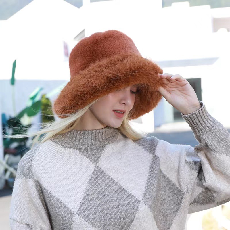 다크 브라운 모자