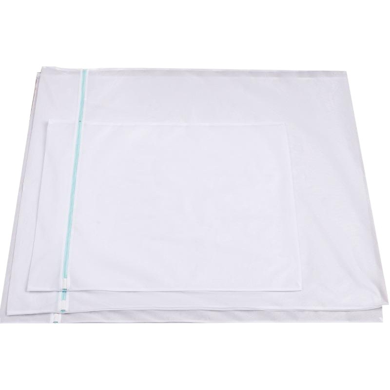 Amazon non-fluorescent large laundry bag 90*110 extra large fine mesh extra large quilt curtain wash bag