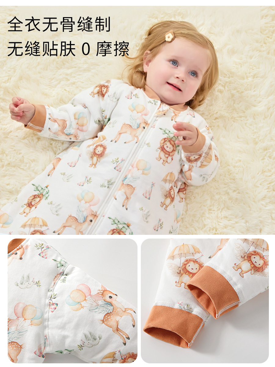 2026 primavera de algodón delgado para niños pijamas infantiles pijamas antibacterianos clase A pijamas infantiles camisetas