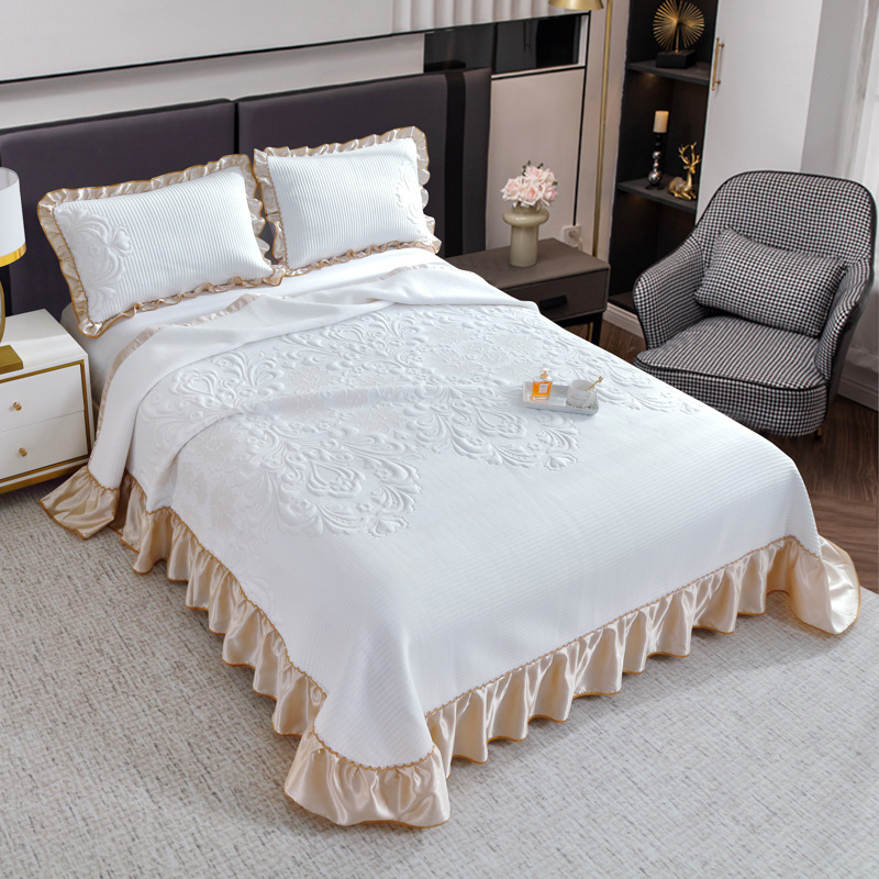 2024 New Nordic Style Knitted Cotton Bed Cover Three-Piece Set Cotton Bed Cover 2024 New Nordic Style Knitted Cotton Bed Cover Three-Piece Set Cotton Bed Cover