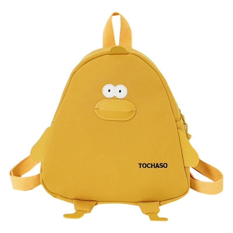 Dibujos animados de los niños lindo pollo mochila de lona viaje medio y grande niños mochila kindergarten Escuela Primaria estudiante mochila