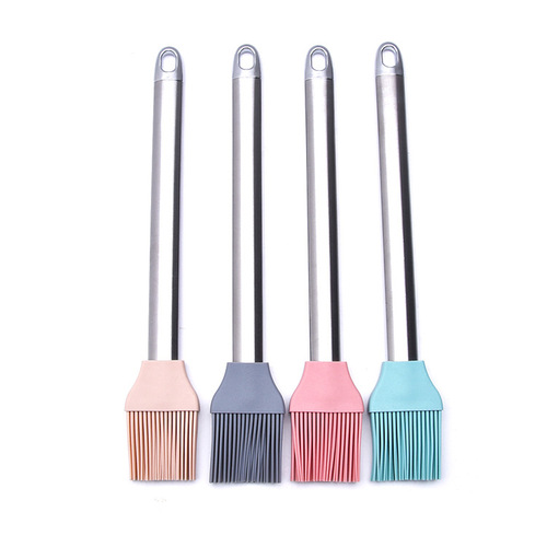 Factory direct sales silicone oil brush DIY high temperature resistant baking tools cream brush food grade brush barbecue brush household