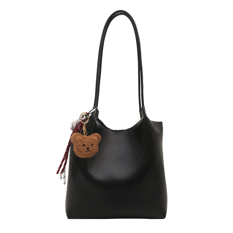 Otoño e invierno viaje bolsa de hombro para mujeres 2024 nueva moda retro de alta capacidad bolsa de tote bolsas de brazo de alta sensación