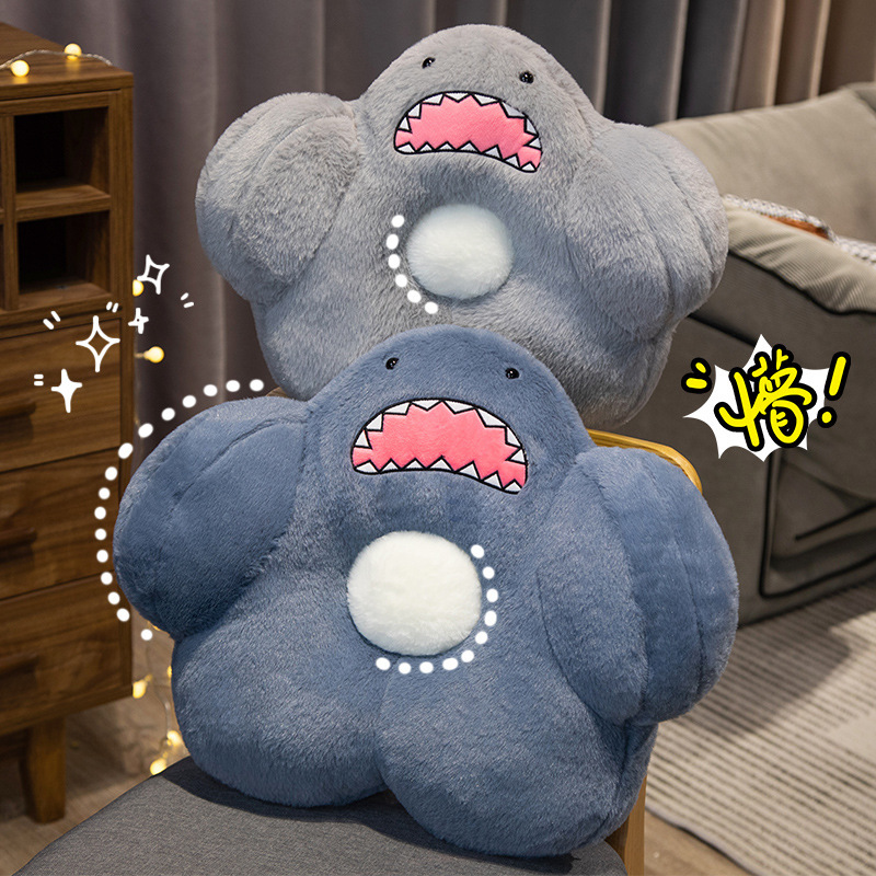 Shark Chair Cushion Office Waist Protection Backrest Cushion Waist Protection Chair Cushion Sedentary Waist Cushion Pregnant Women's Seat Waist