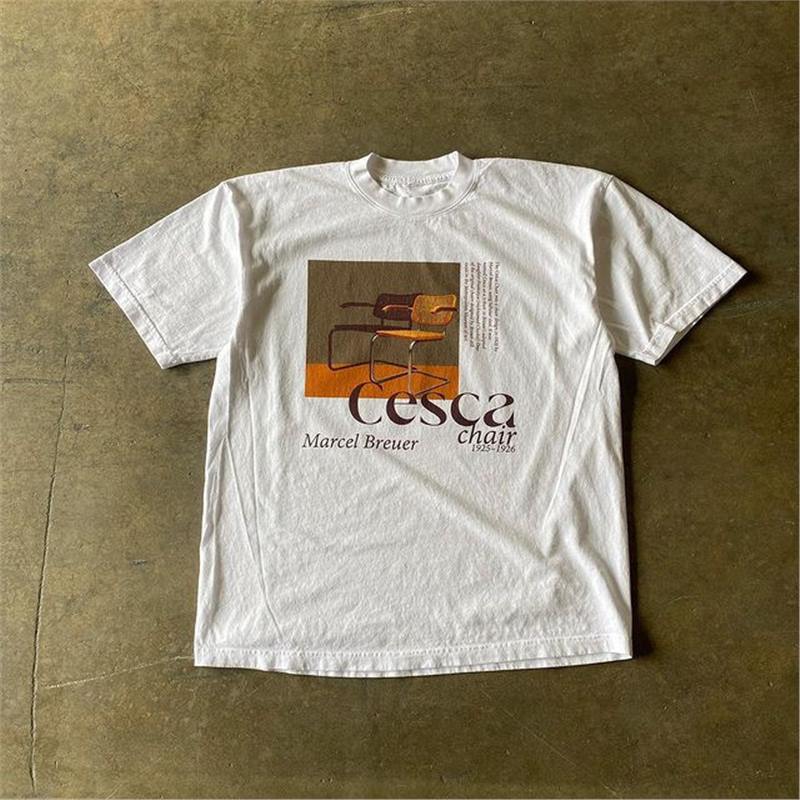 Other T-shirt Marcel Breuer Cesca Chair White