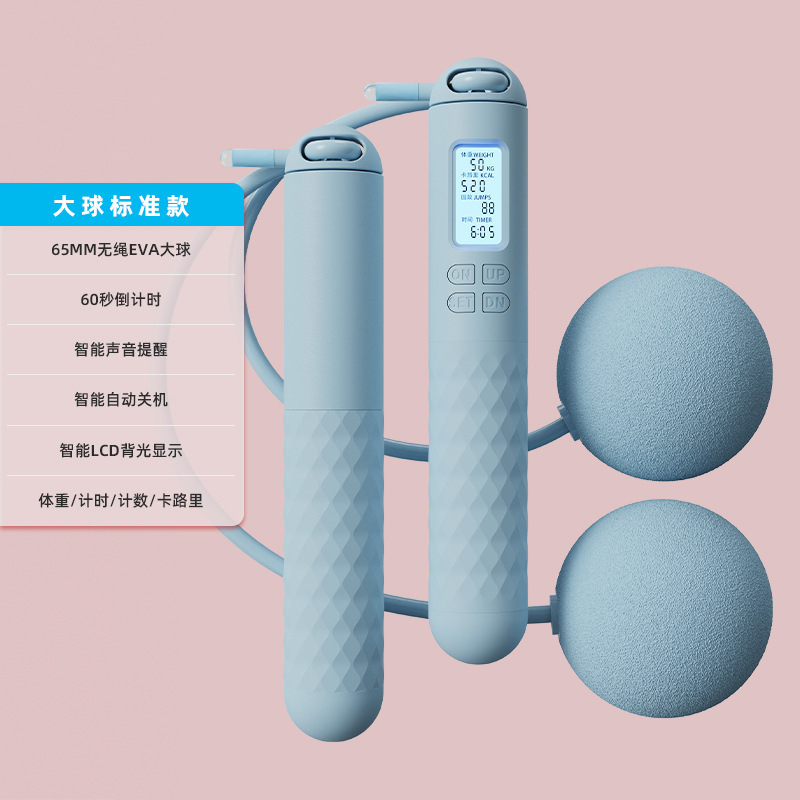 스카이 블루 65 mmmeva 무선 볼