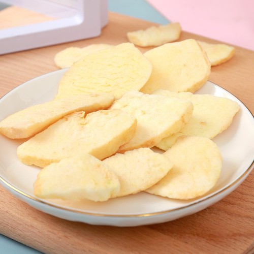 Dried Apple Slices Manufacturer Bulk Wholesale Peeled Freeze-Dried Fruit Baby Snacks Apple Crisps