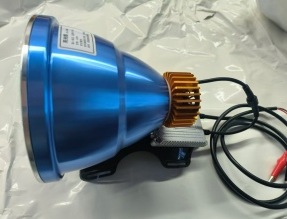 12V faro montado en la cabeza 16-Core luz fuerte súper brillante Lámpara de pesca de punto grande de largo alcance LED lámpara de minero de batería externa image 10