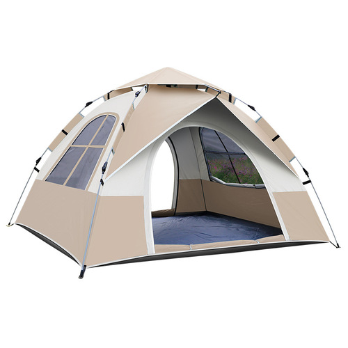 Tent, outdoor leisure tent, single-layer tent, waterproof and mosquito-proof, easy to install, recyclable, large space, one piece drop shipping