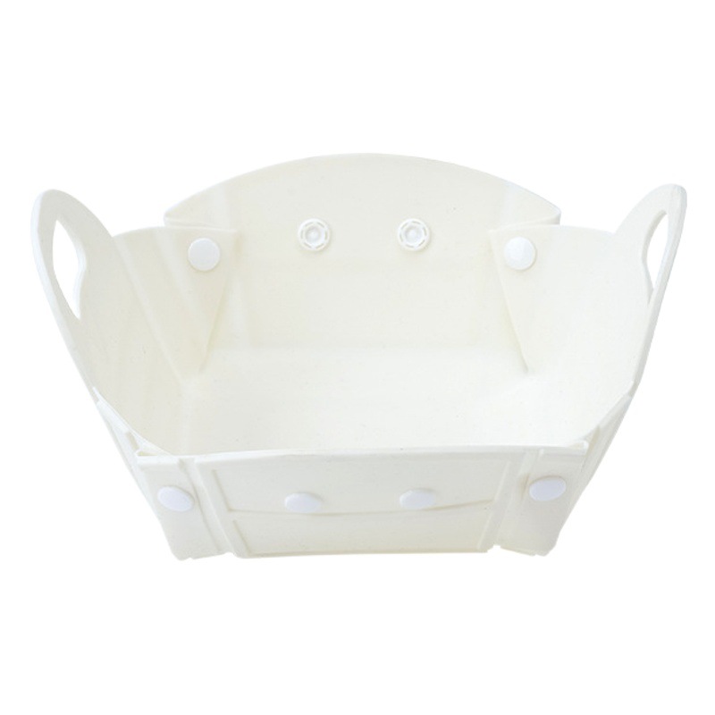 Nueva creativo multifuncional cesta de frutas portátil al aire libre cesta plegable de viaje cesta portátil plegable tabla de cortar