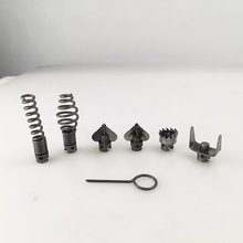 下水道疏通器接头  7件套管道清理机刀头 疏通弹簧清理器