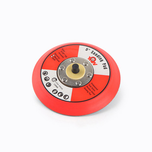 Manufacturers Supply 5inch Thickeneded Polishing Disc Pneumatic Chassis Grinding Disc Back Velvet Flocking Nylon Hook and Loop Tray Suction Cup