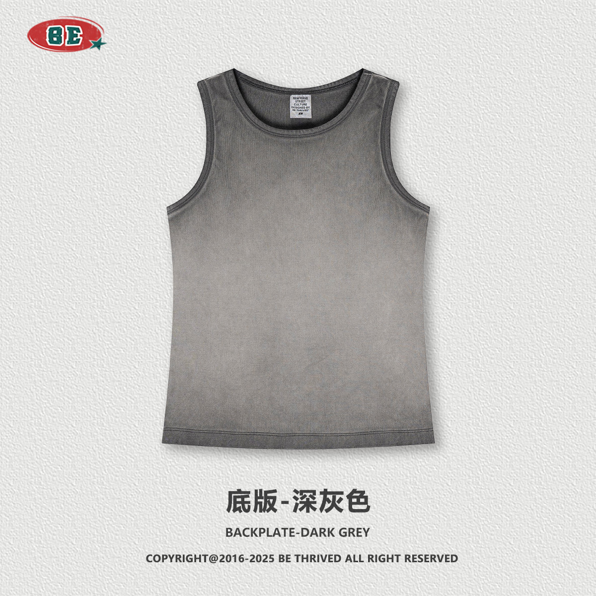 BE ropa de mujer 2025 verano tienda de compradores de moda europea y americana chaleco con logo bordado tridimensional montaña chica caliente top delgado mujer