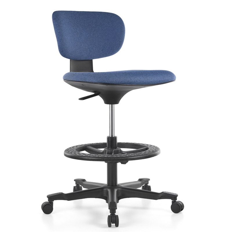 High-Legged Bar Chair, Compact Computer Chair, Laboratory Swivel Chair, Stylish Home Office Chair, Children's Student Study Chair