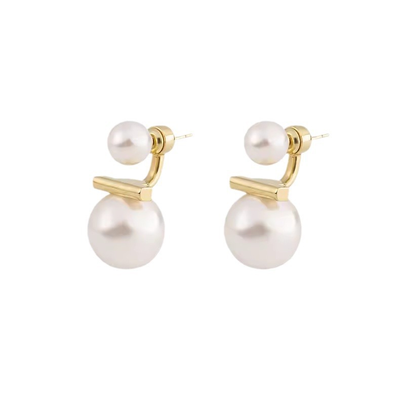 Korean version of Dongdaemun temperament, niche pearl elegant and fashionable women, French high-end earrings, ear_voghion.com