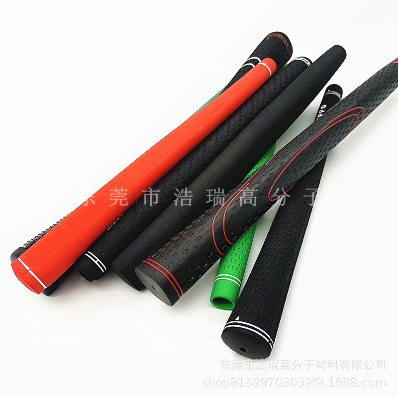 批发高尔夫握把彩色高尔夫球杆套橡胶球杆握把吸震防滑手把套