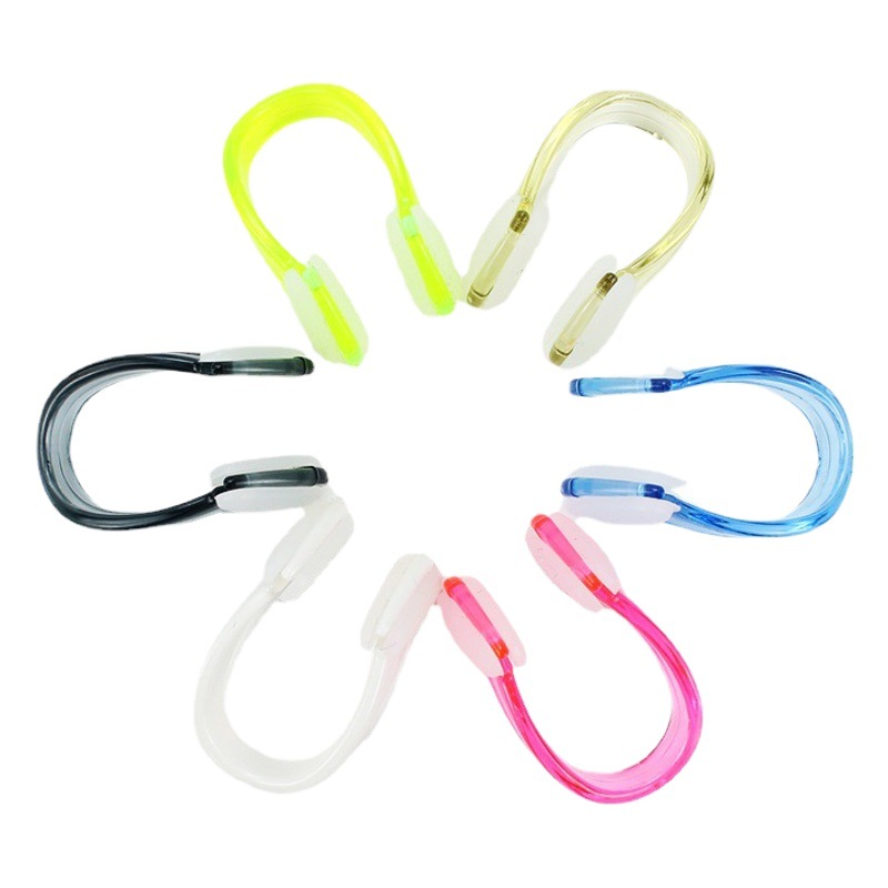 [Year of the Dragon Promotion] Adult Swimming Nose Clip Waterproof Anti-Slip Silicone Particle Swimming Training Equipment Factory Direct Sales