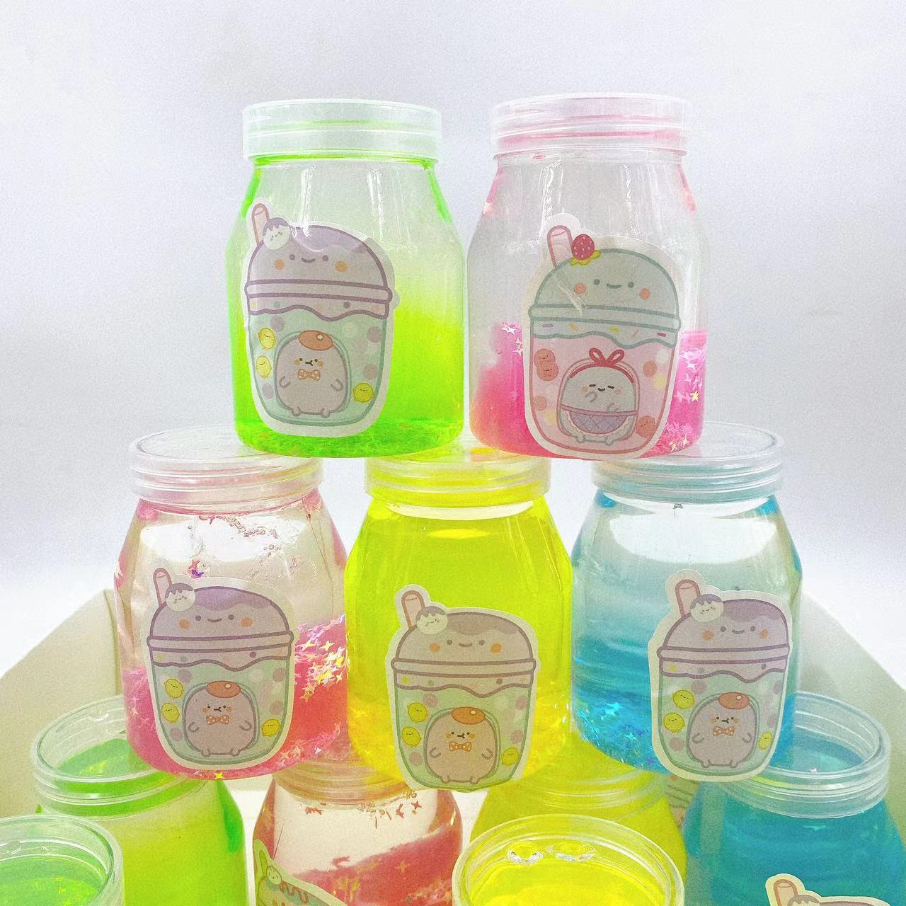 Juguetes para niños barro de cristal de barro espumante cinta adhesiva sequinilla slim DIY descompresión alta permeabilidad 2 yuanes al por mayor