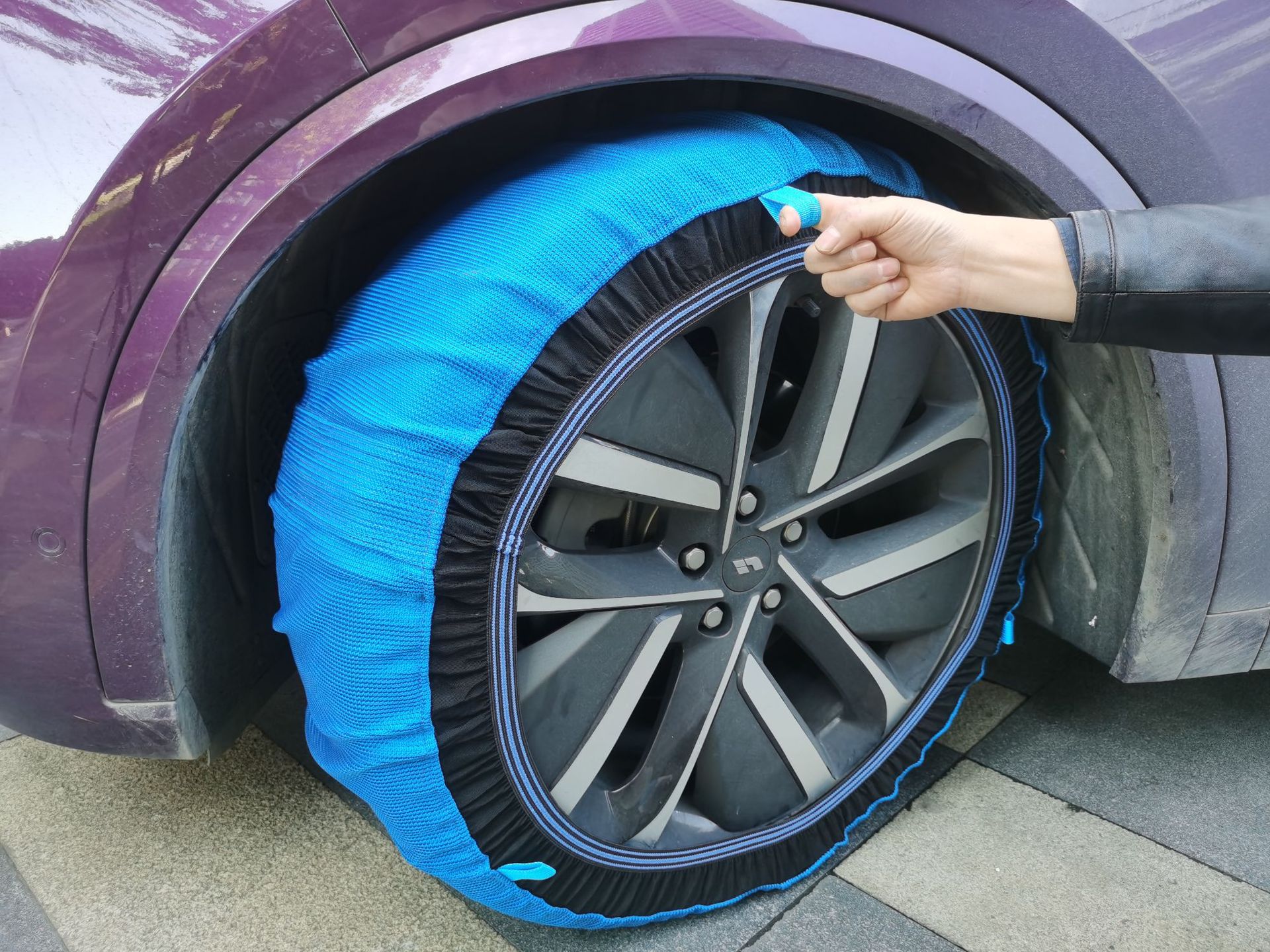 [in stock Li Fa] EN Certified High Strength Super Thickened Wear-resistant Winter Anti-skid Car Cloth Chain Tire Anti-skid Chain