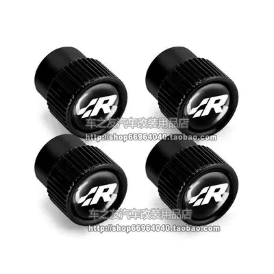valve | Car Tire Valve Cap - sr-mark-valve-black-4-pieces