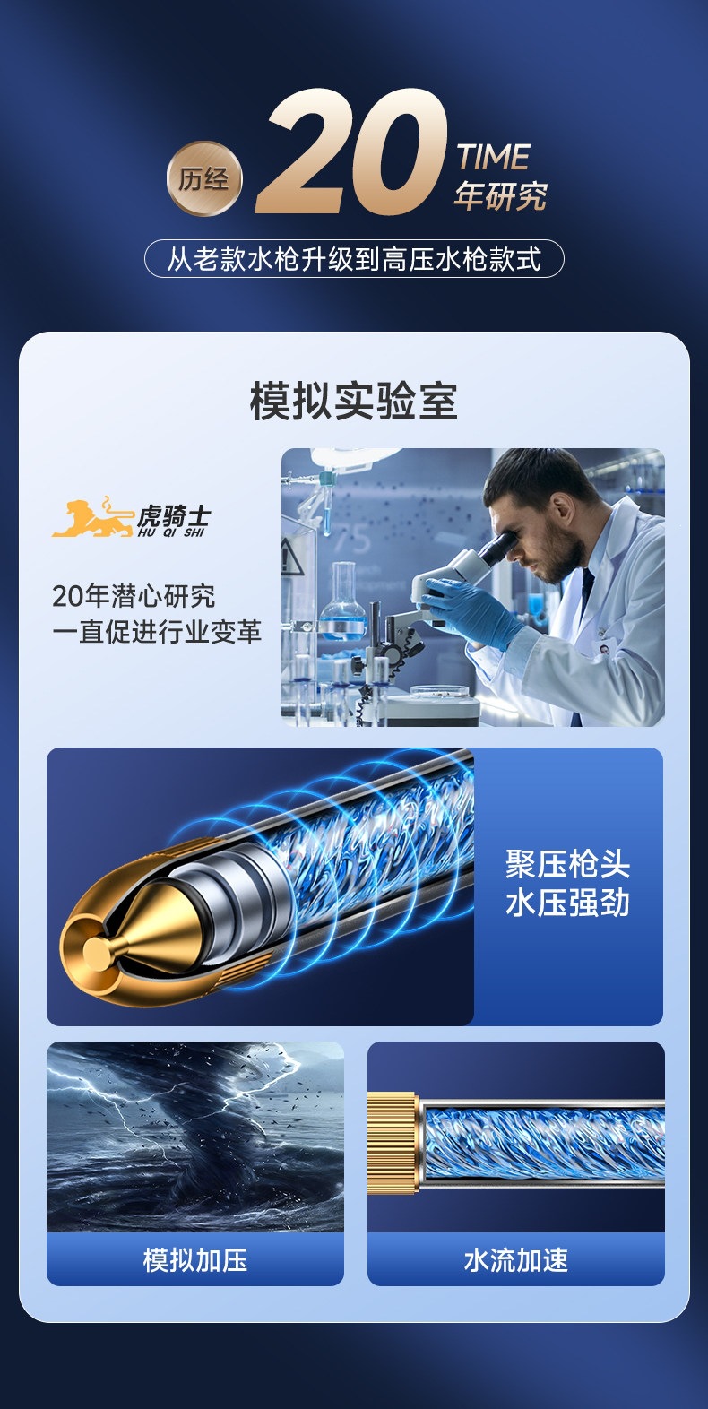 Suitable for German car wash water guns, high-pressure nozzles, household faucets, retractable water pipes, flexible hoses, and powerful anti-explosion cleaning