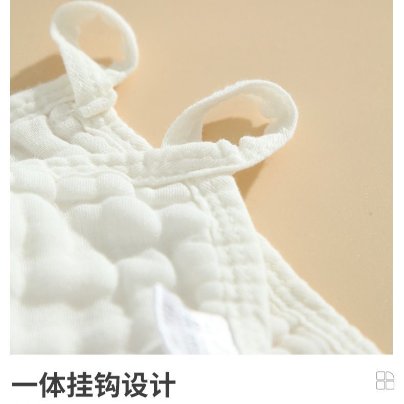 Toallas cuadradas tipo A gaza de algodón absorbente de agua transpirable impresión de lavado facial toallas cuadradas toallas para niños recién nacidos