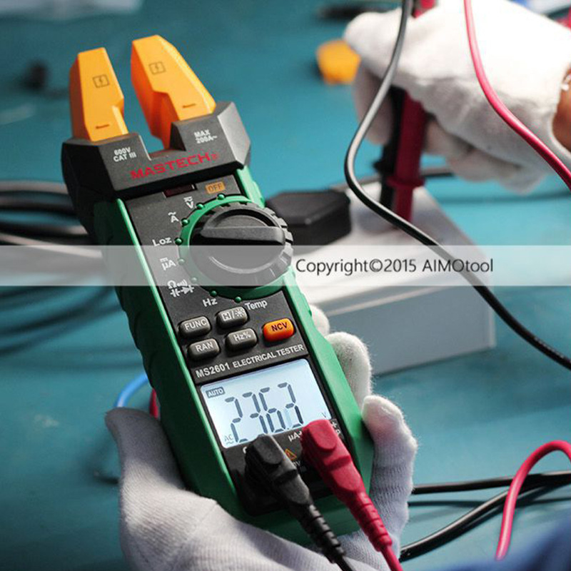 华仪MS2601便携式夹形表卡口型钳表LOZ电压直流μA手持钳形表