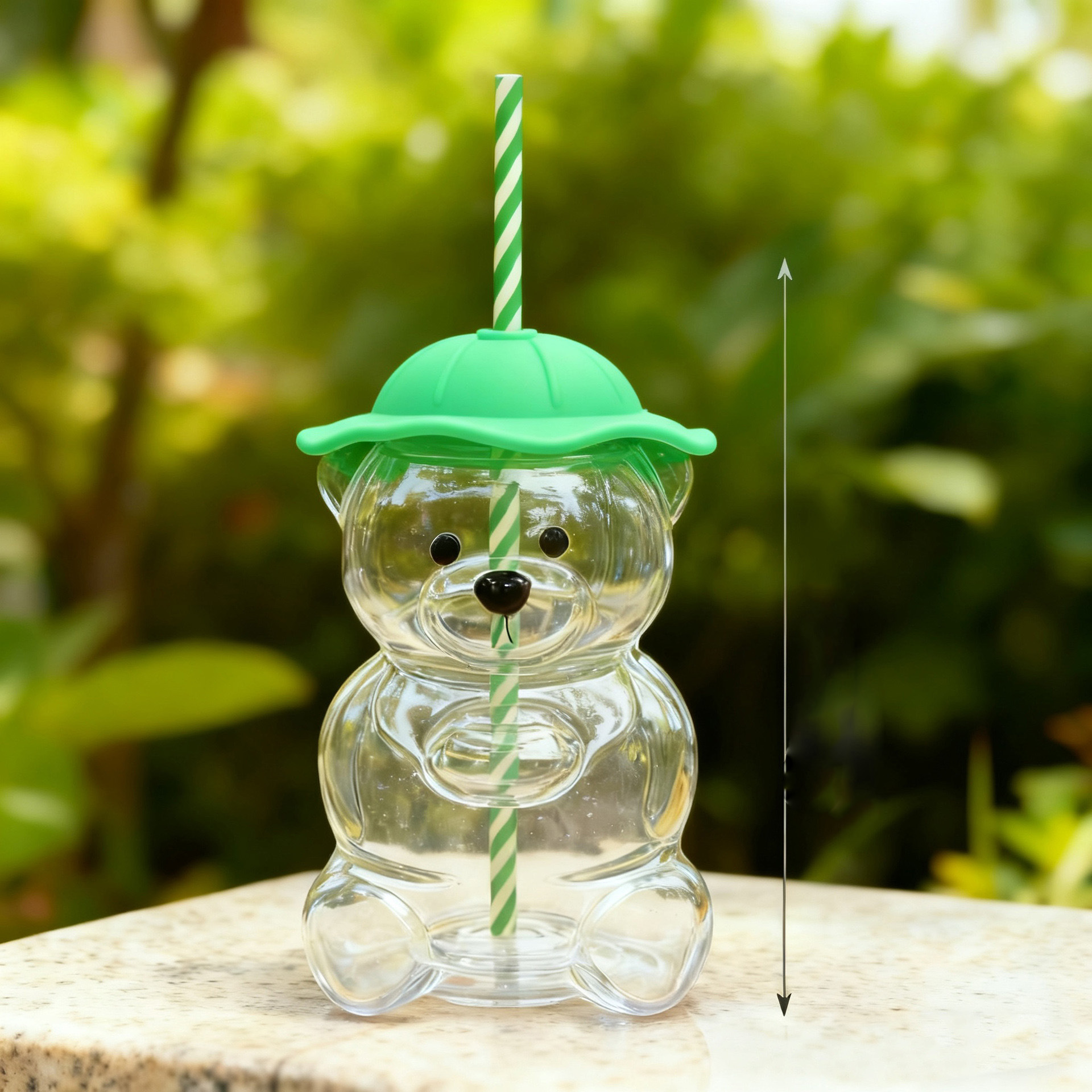 Bearista Cross-Border Coffee Teddy Bear Cup Bears Glass Straw Cup