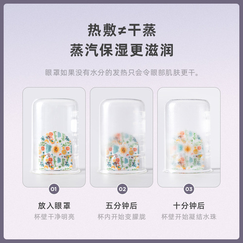 Steam Eye Mask Disposable Hot Compress Dark Circles Eye Protection Eye Shade Relieve Fatigue Dryness Heating Eye Patch Manufacturer Wholesale