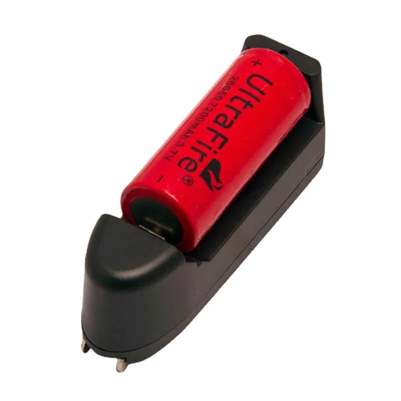 Venta al por mayor 3,7 V de alta capacidad 26650 batería de litio recargable de aleación de aluminio linterna especial batería de litio recargable