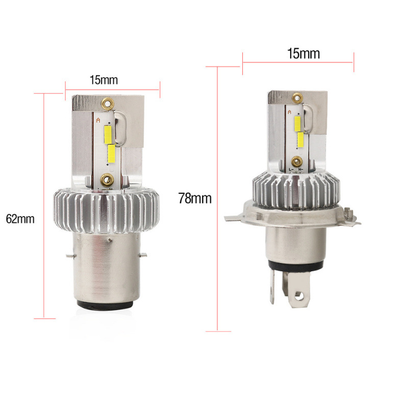 Luz de motocicleta, faro LED de motocicleta, faro LED de automóvil, foco de luz h4, luz alta, luz de vehículo eléctrico, luz de cerca