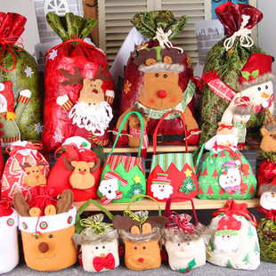 Christmas Candy Gift Bag Santa Gift Bag Christmas Supplies Decorations Christmas Gift Bag
